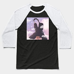 Cloudy Contemplation Baseball T-Shirt